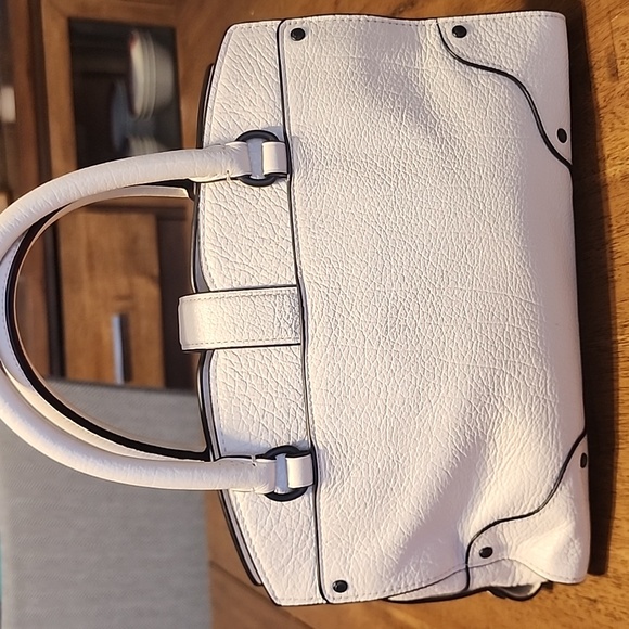 Coach Mercer Satchel 24 Chalk with gunmetal hardware - Picture 3 of 16